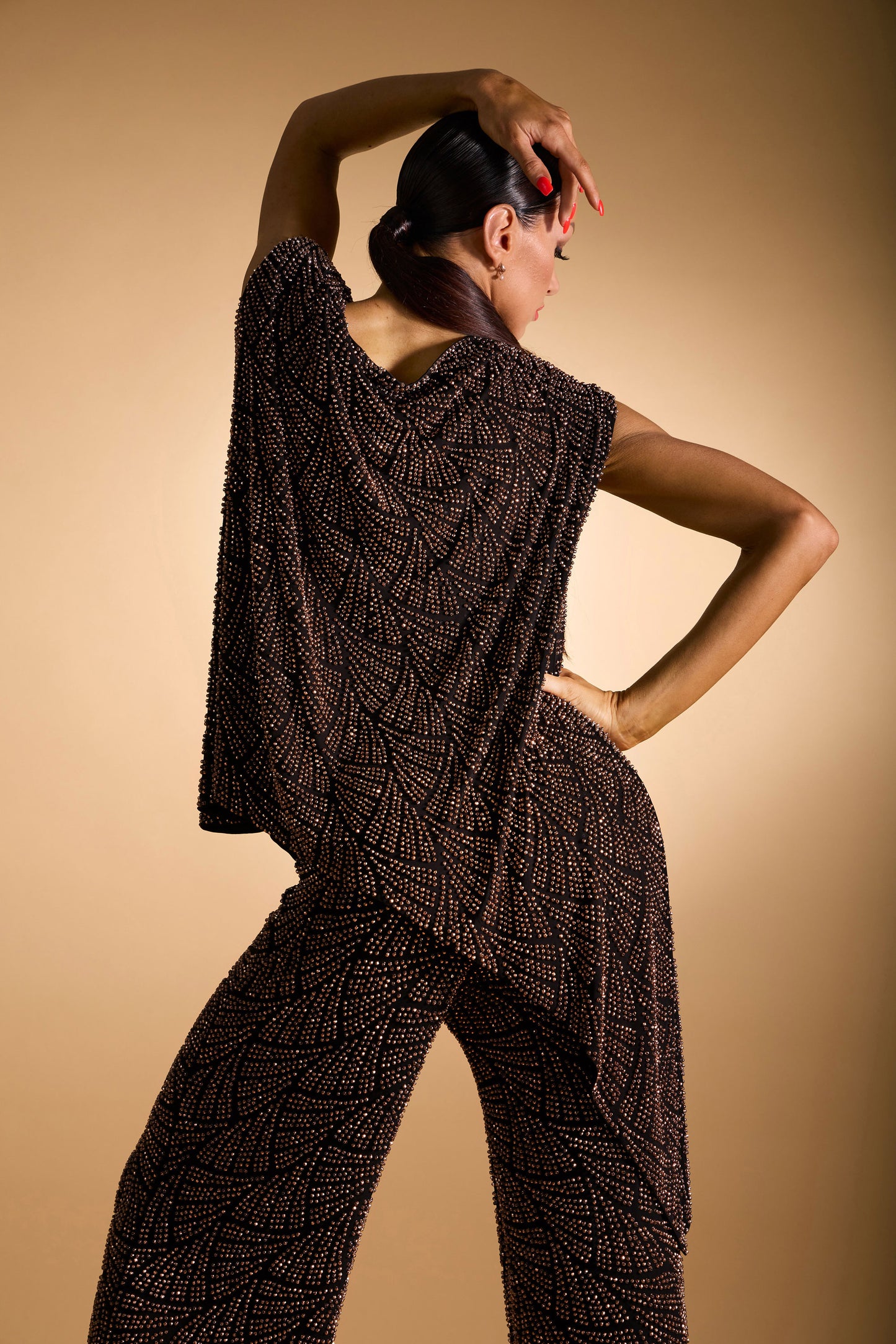 Sleeveless Hot Fixed Top