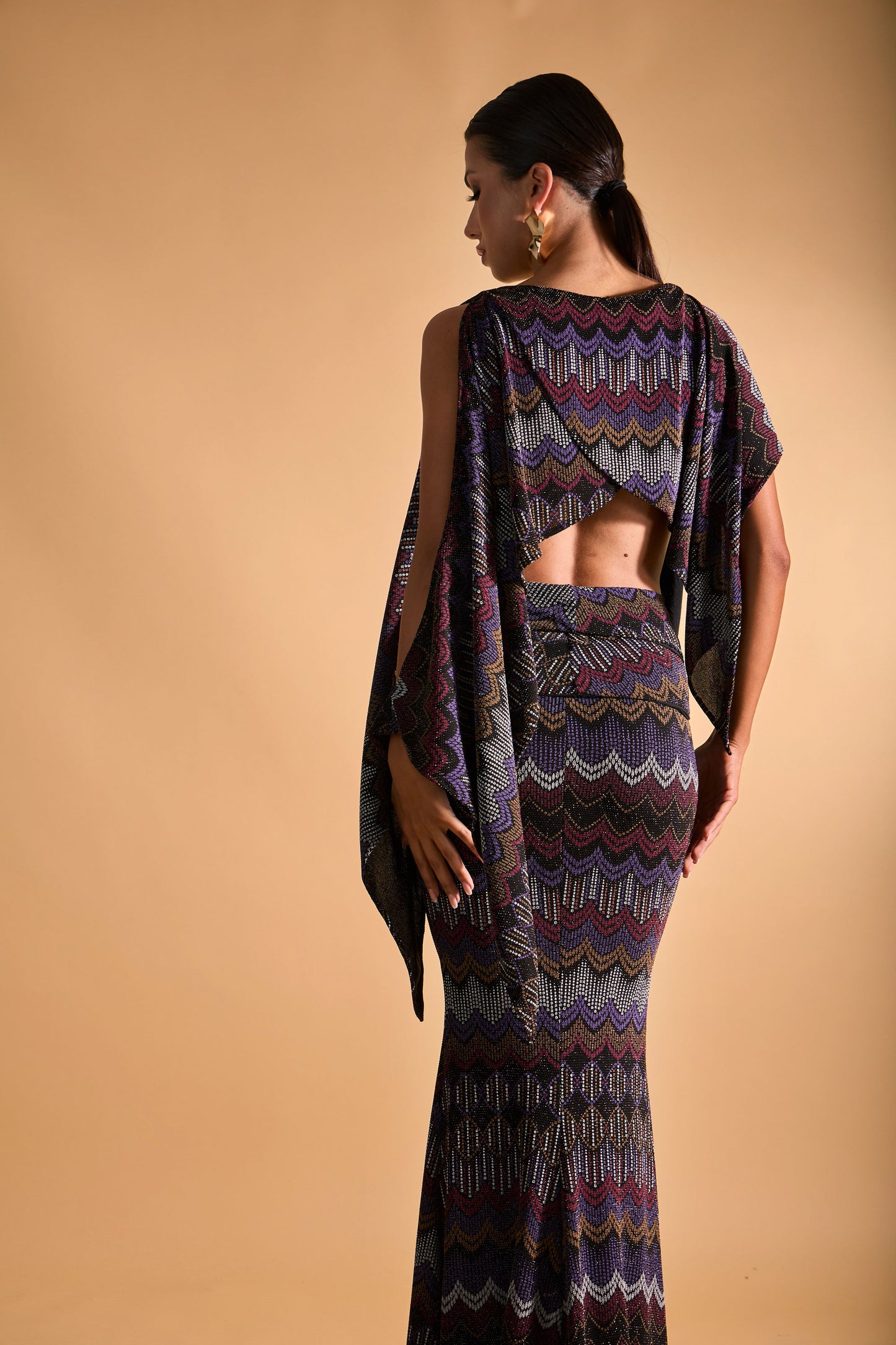 Asymmetric Boat Neck Top