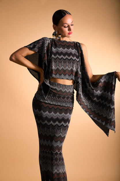 Asymmetric Boat Neck Top