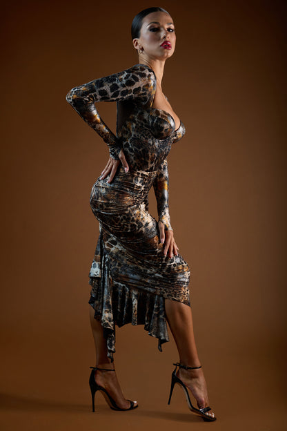 Ruffles Mermaid Short Skirt