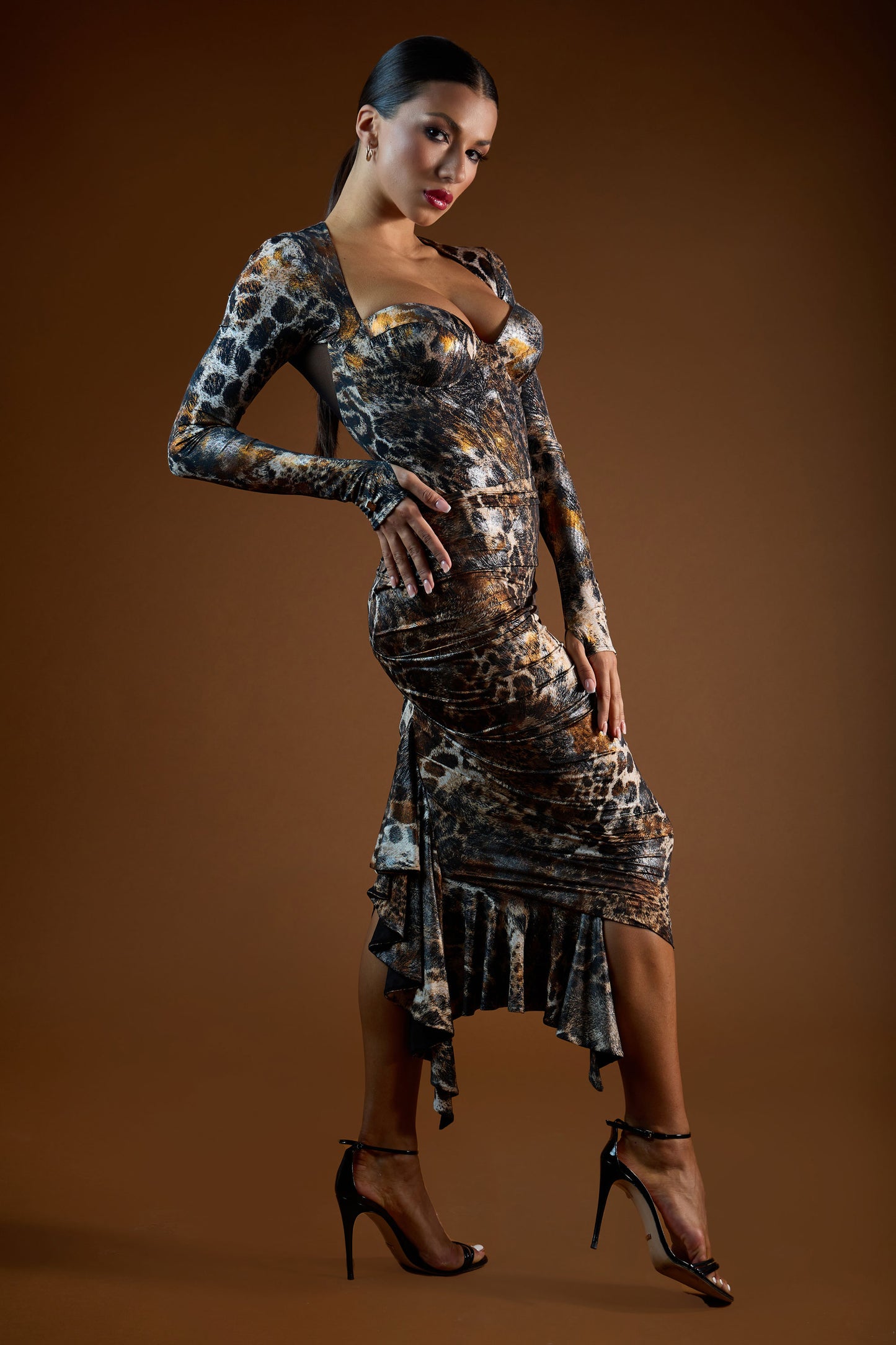 Ruffles Mermaid Short Skirt