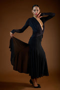 See-Through Long Skirt with two slits