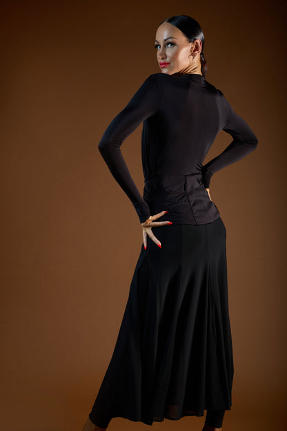 See-Through Long Skirt with two slits