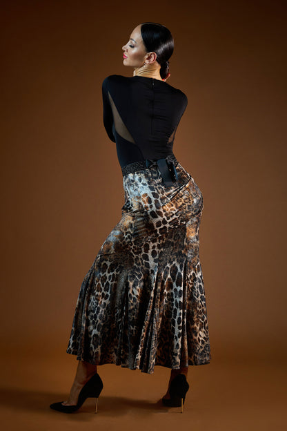 Asymmetric Long Skirt