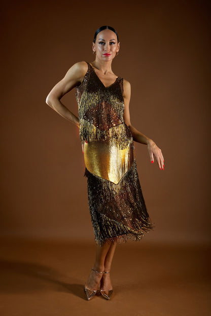 Beaded Fringe Sleeveless Top