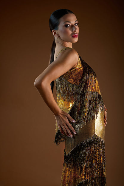 Beaded Fringe Sleeveless Top