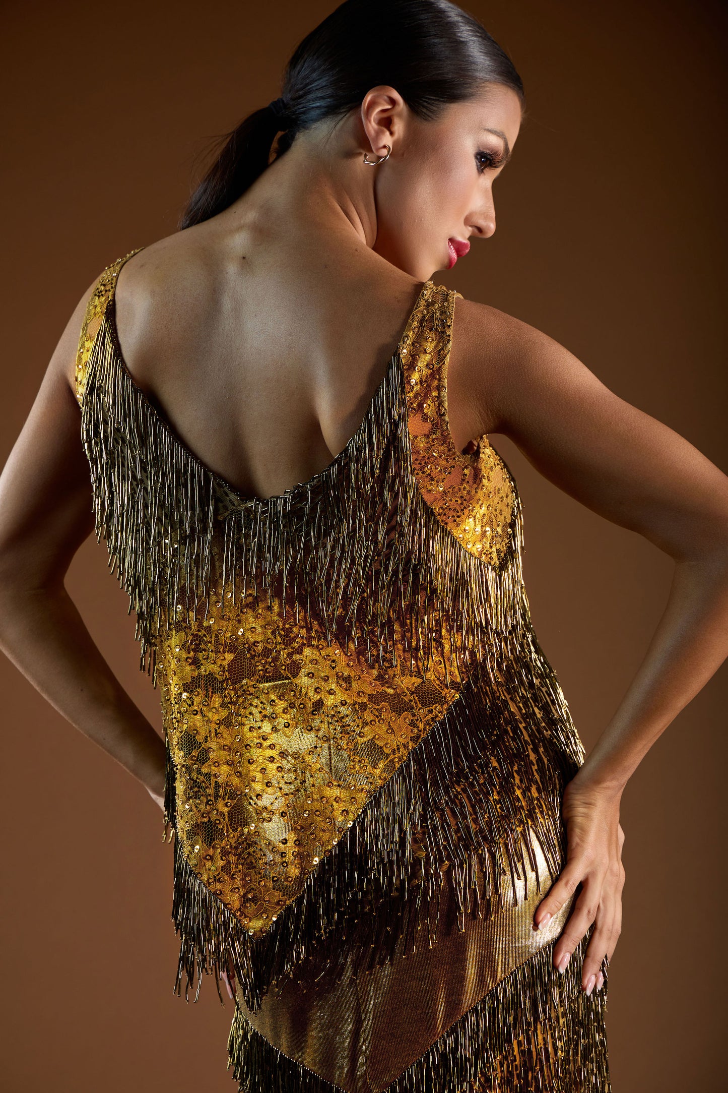 Beaded Fringe Sleeveless Top