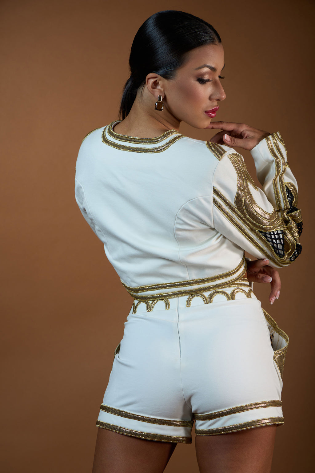 Heavy Beaded Shorts