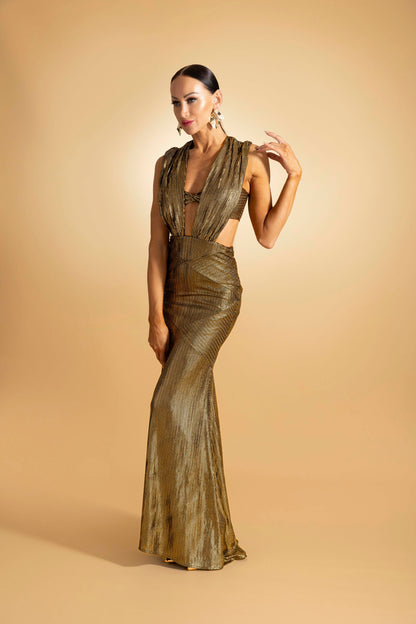Sleeveless Half Mermaid Evening Dress
