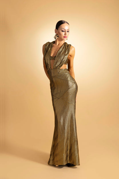 Sleeveless Half Mermaid Evening Dress