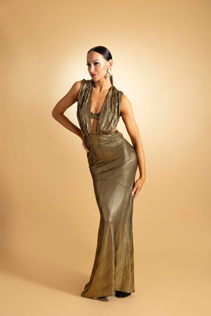Sleeveless Half Mermaid Evening Dress