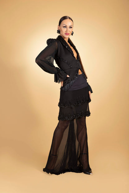 Beaded Long Sleeves Jacket