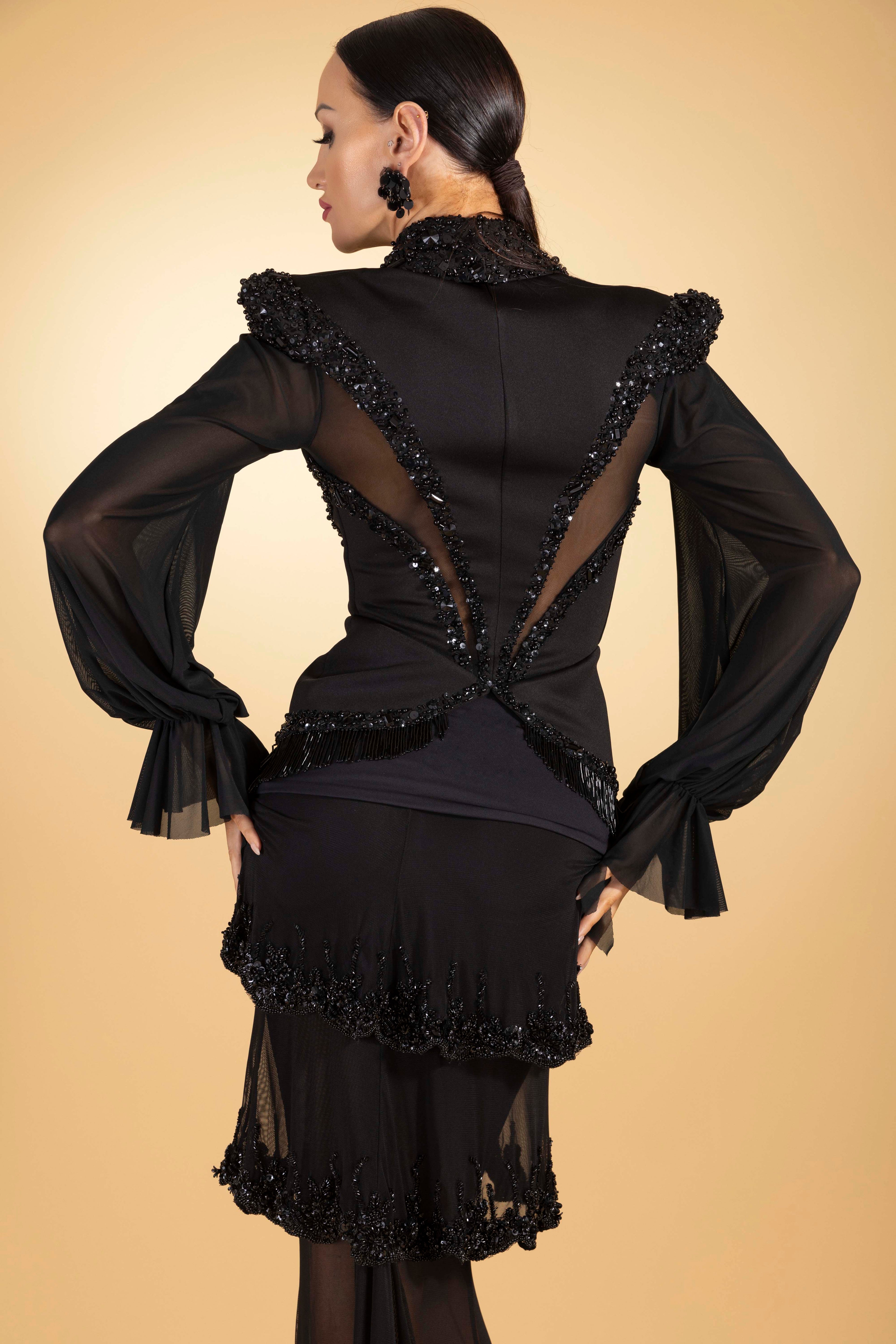 Beaded Long Sleeves Jacket