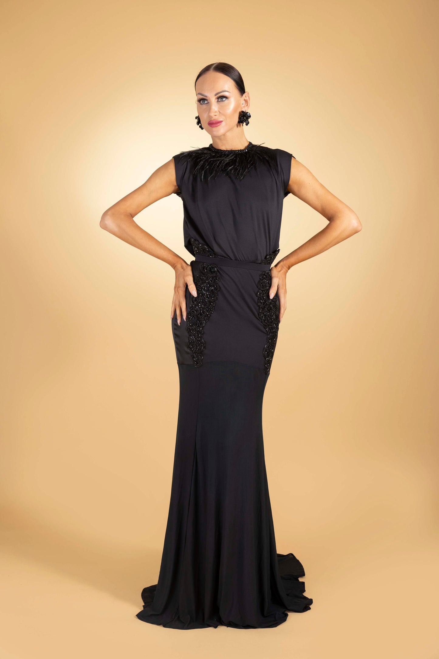 Beaded Mermaid Long Skirt