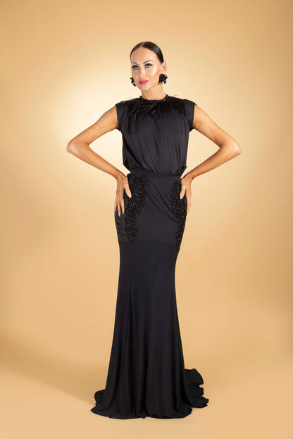 Beaded Mermaid Long Skirt