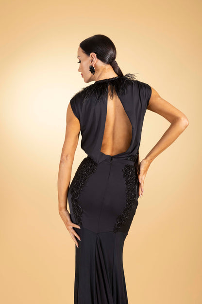 Feather Cap Sleeves Top