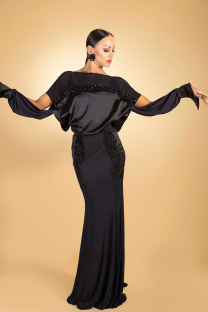 Beaded Mermaid Long Skirt