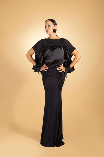 Beaded Mermaid Long Skirt