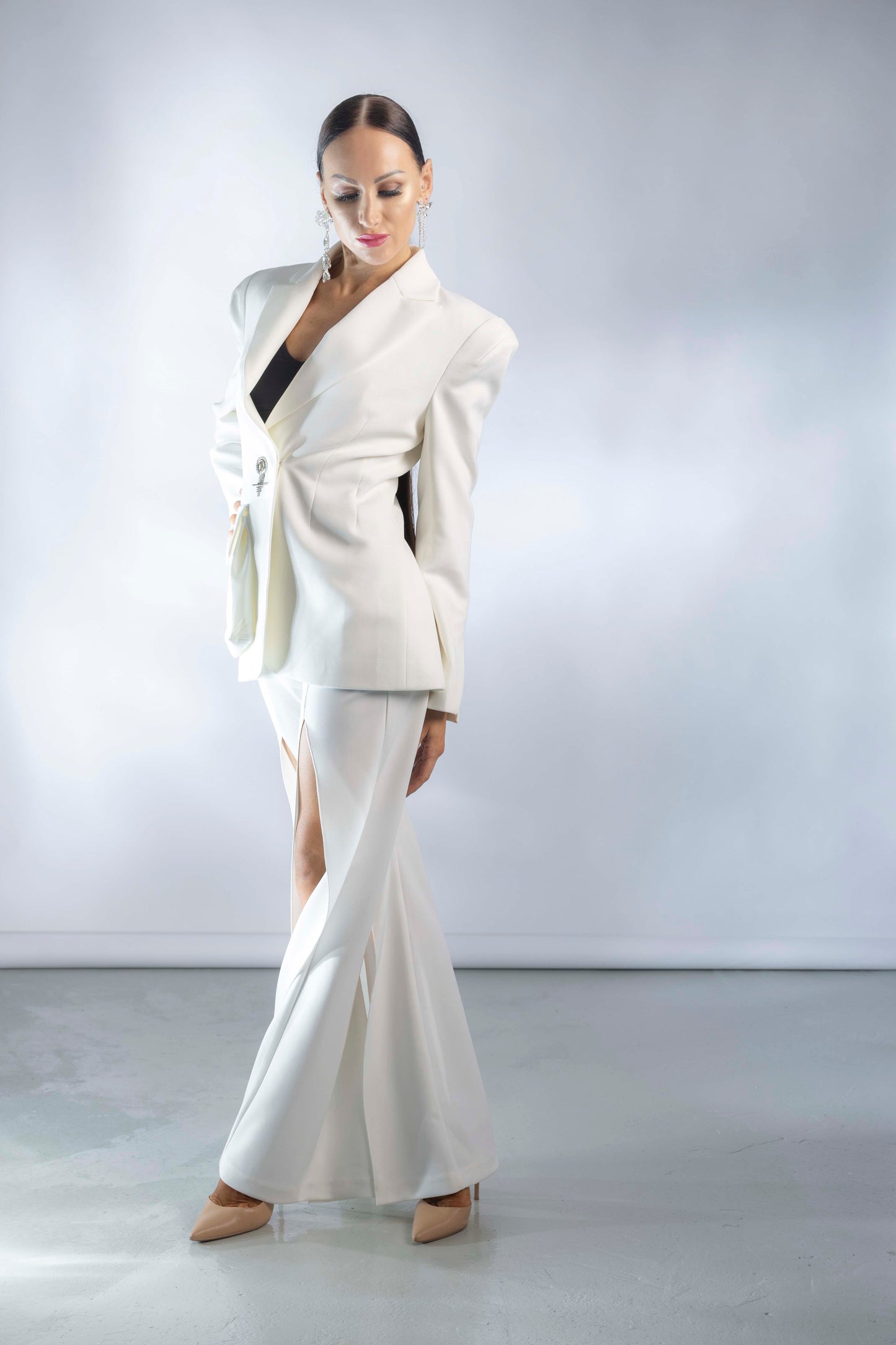 Long Sleeves Blazer with Pockets