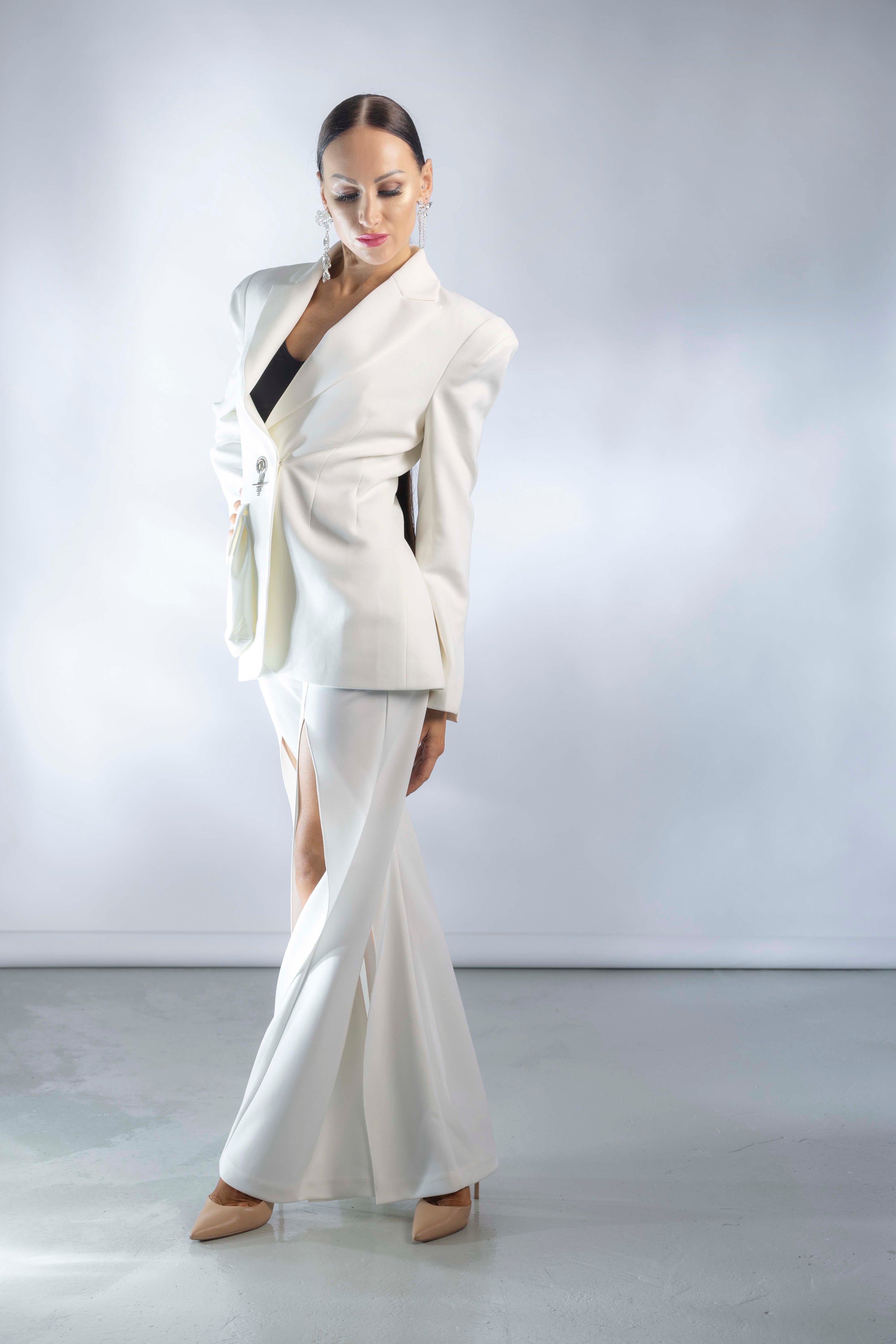 Long Sleeves Blazer with Pockets
