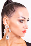 Floral Crystal Earrings