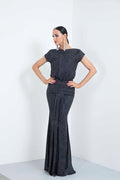 Box Pleated Moonlight Long Skirt