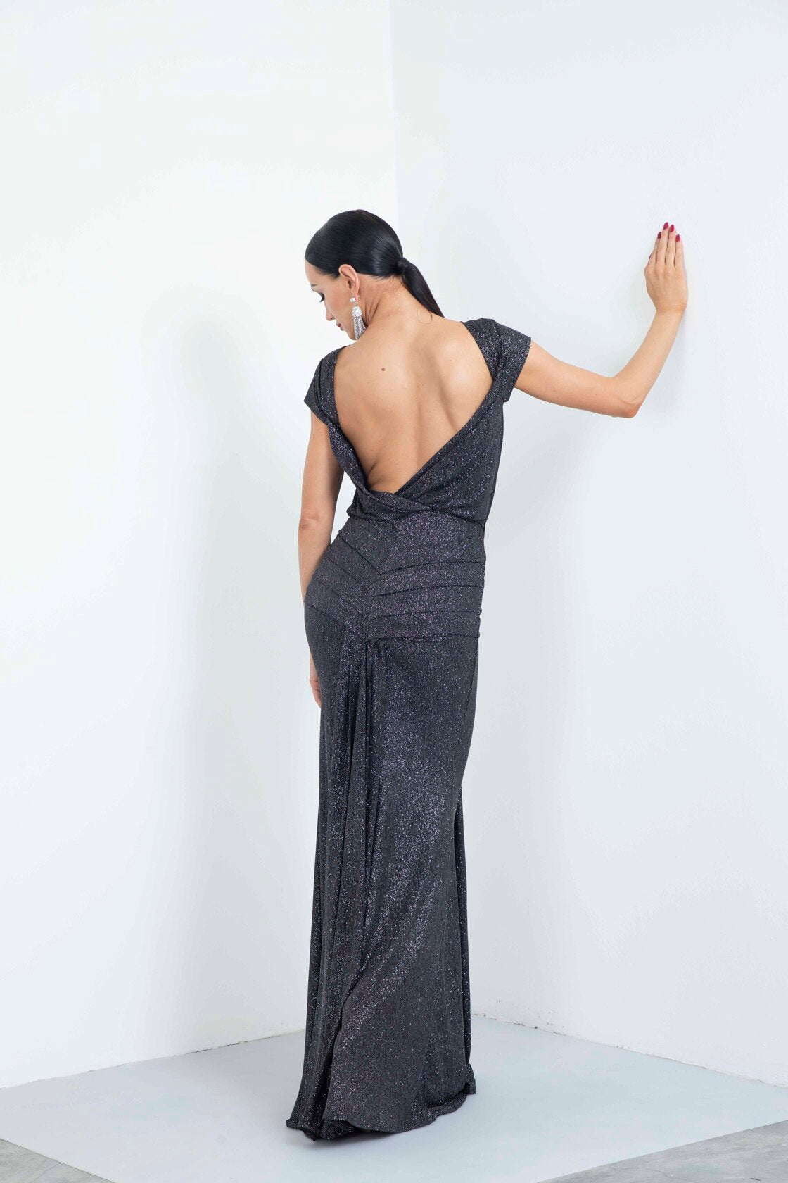 Box Pleated Moonlight Long Skirt